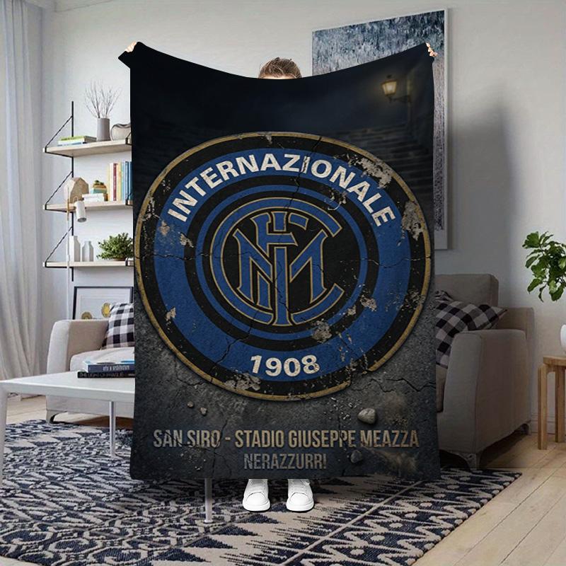 Fc Internazionale Century Passion Blanket Soft And Comfortable Camping Trip Sheet Digital Printing Office Rest Blanket