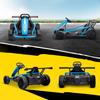 Electric Go-Kart for Children, 2 x 24V Motors, Drift Mode, 13 km/h, 119 x 77 x 54 cm, Blue