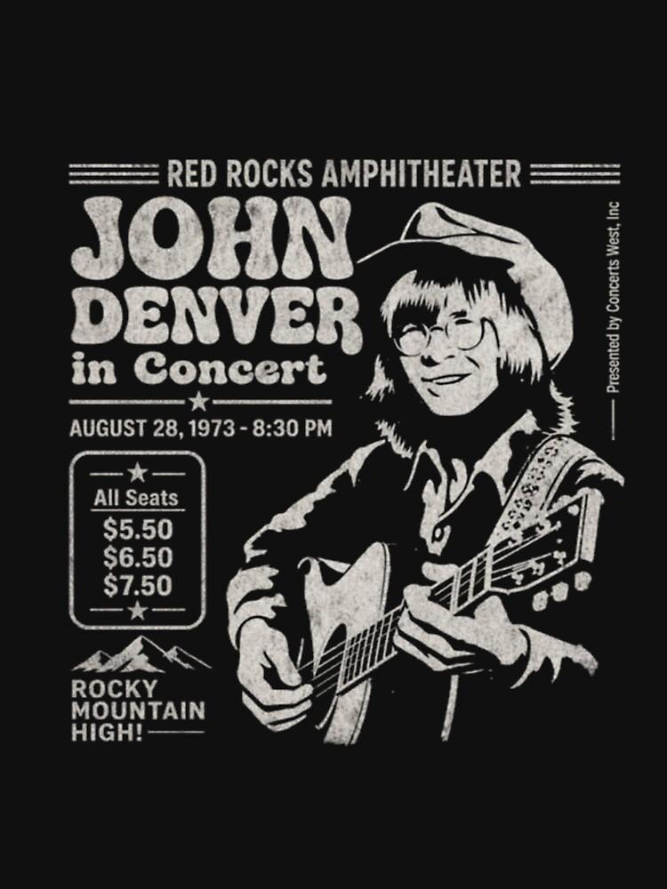 John Denver John Denver Red Rocks Concert 1973 Vintage Essential T-Shirt