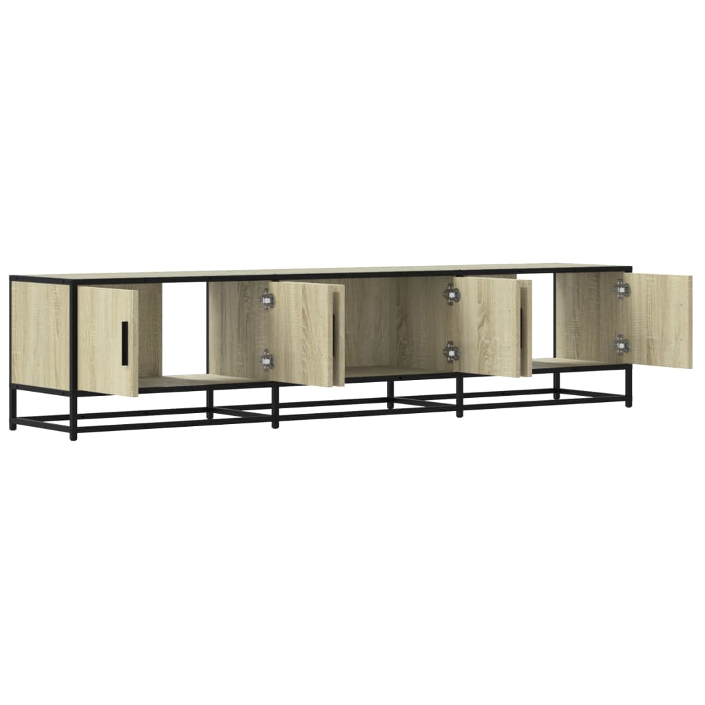 Vidaxl Szafka Pod Tv, Dąb Sonoma, 180X35X41Cm, Materiał Drewnopochodny