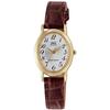 Citizen QQ Wristwatch Analog Waterproof Leather Strap VZ89-104 Ladies Gold