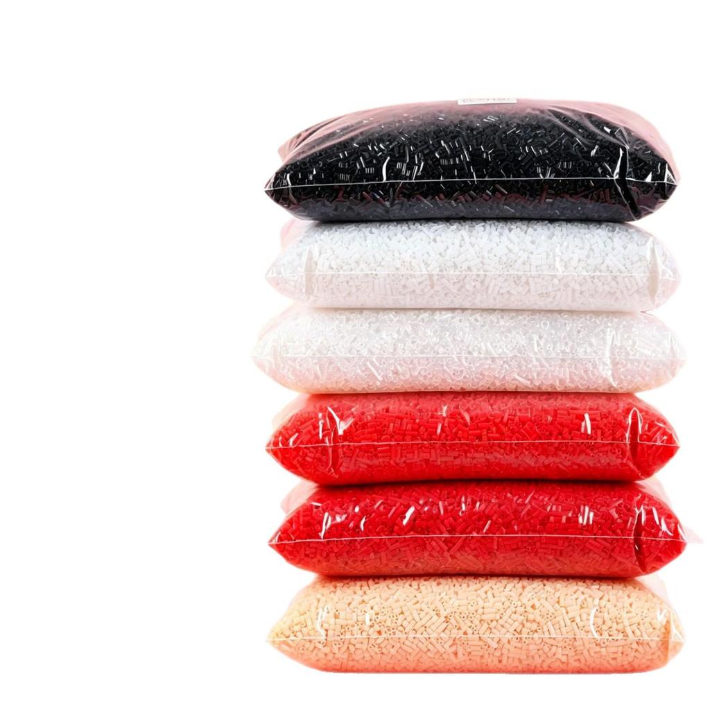 2.6mm High-Quality Fuse Beads Refill Pack: Black, White, Transparent, Red, Skin Colors