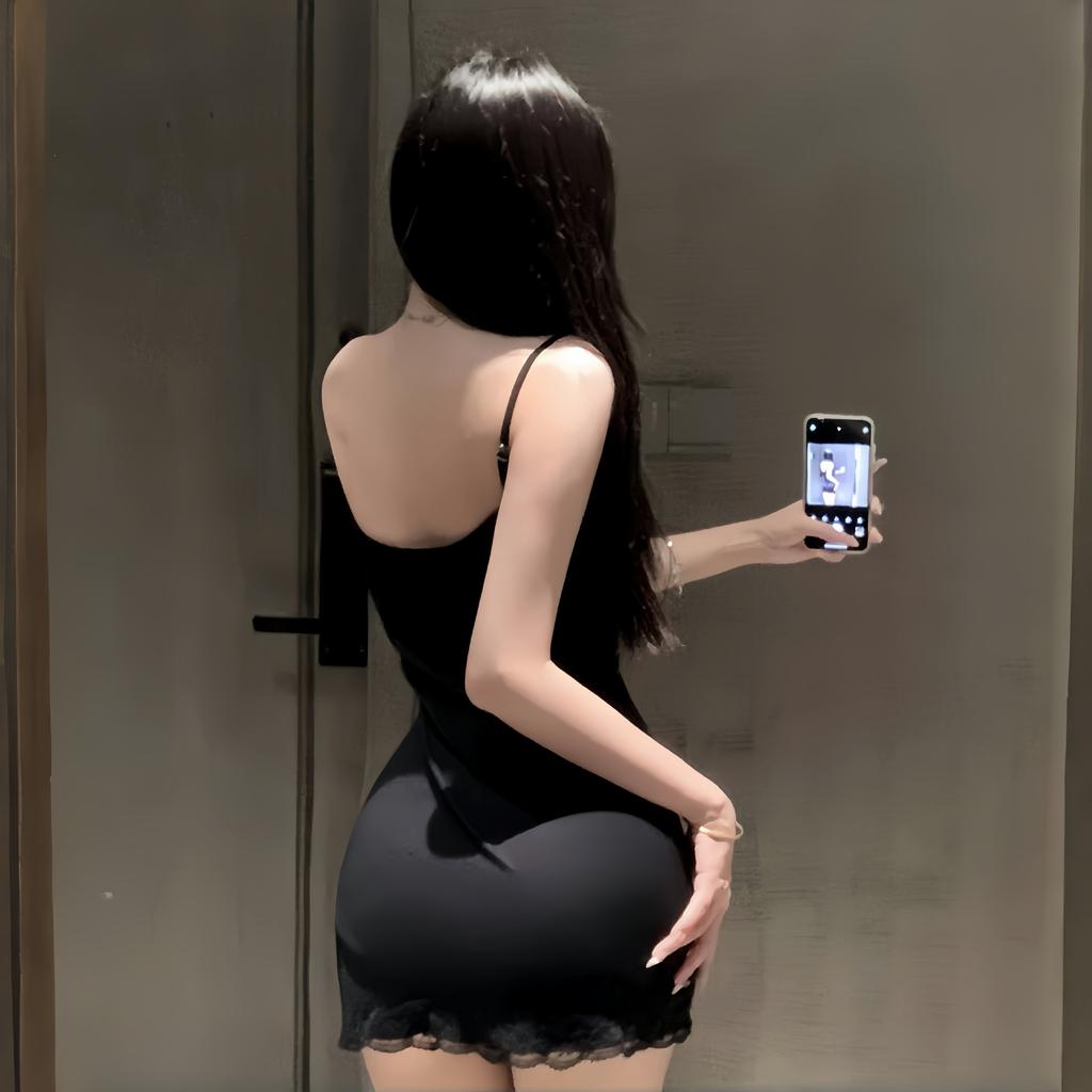 Spice girl pure desire robe suspender sexy tight lace short skirt hip skirt tight American Spice Girl skirt