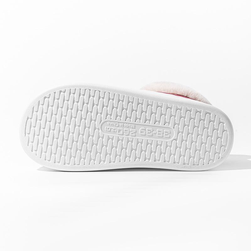 High-top Bags and Cotton Slippers, Platform Shoes for Outdoor Wear In Autumn and Winter, and Fleece Warm Snow Boots for Home Use