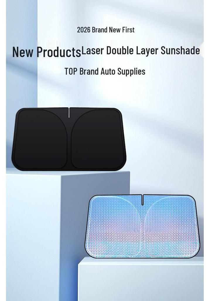 Car Windshield Sunshade Shield - Heat Insulation & Sun Protection