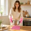 Square Silicone Placemats Heat Table Mats for Kitchen Dining – Multipurpose Pot Holders and