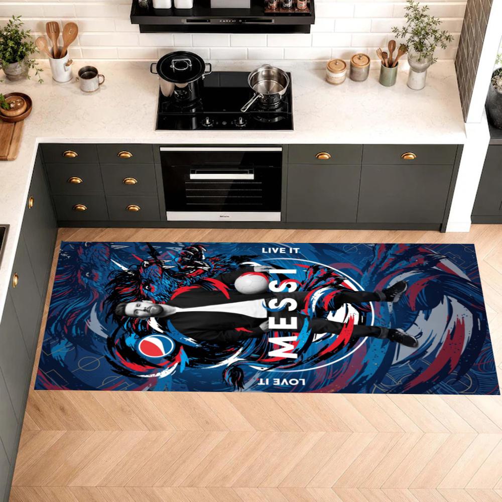 Messi Nonslip Kitchen Mat Floor Carpet Rug For Indoors Outdoors Home Decor Room Supplies Spring Decor