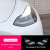 For Tesla Model 3 Y S X TPU Blackened Headlight Taillight Foglight Protective Film Headlight Tail Lamp Color Changing Films
