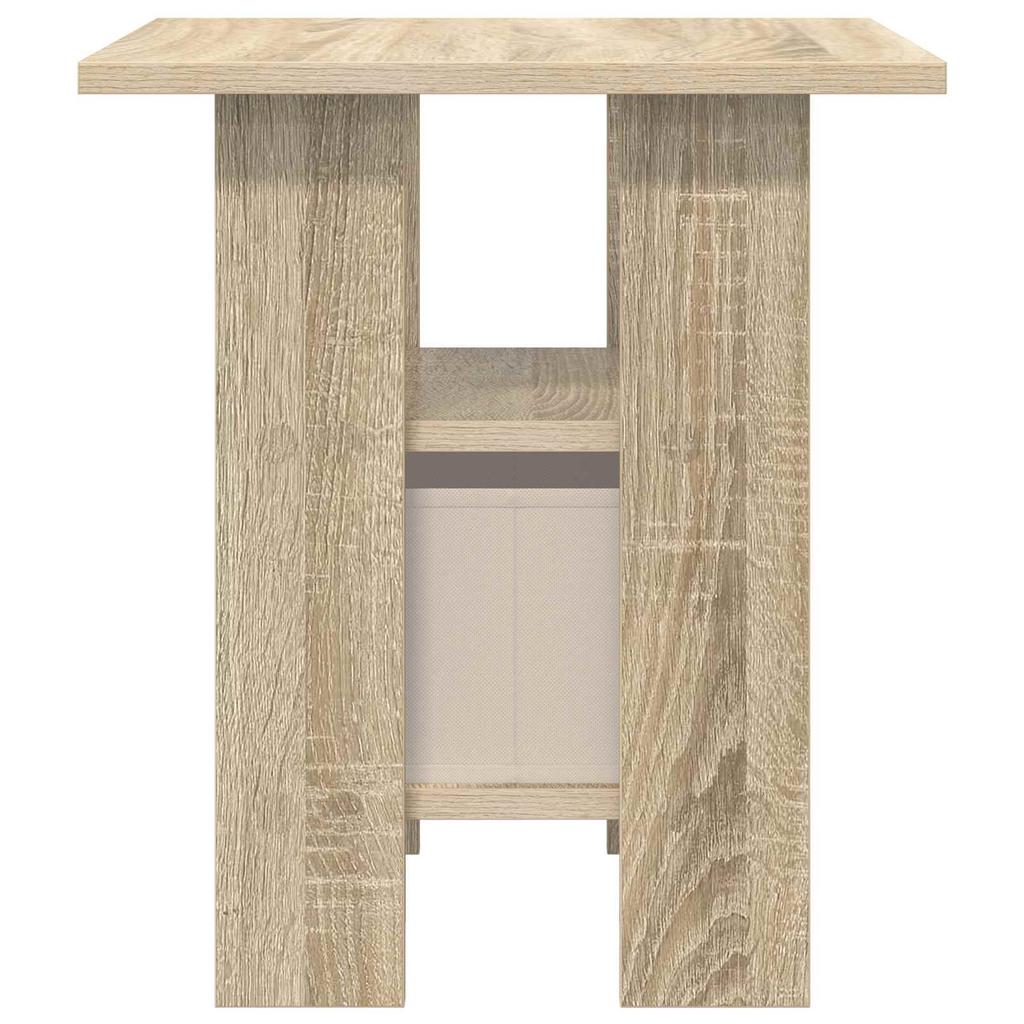 Nightstand Set of 2 Sonoma Oak Finish 41 x 40 x 45 cm Engineered Wood