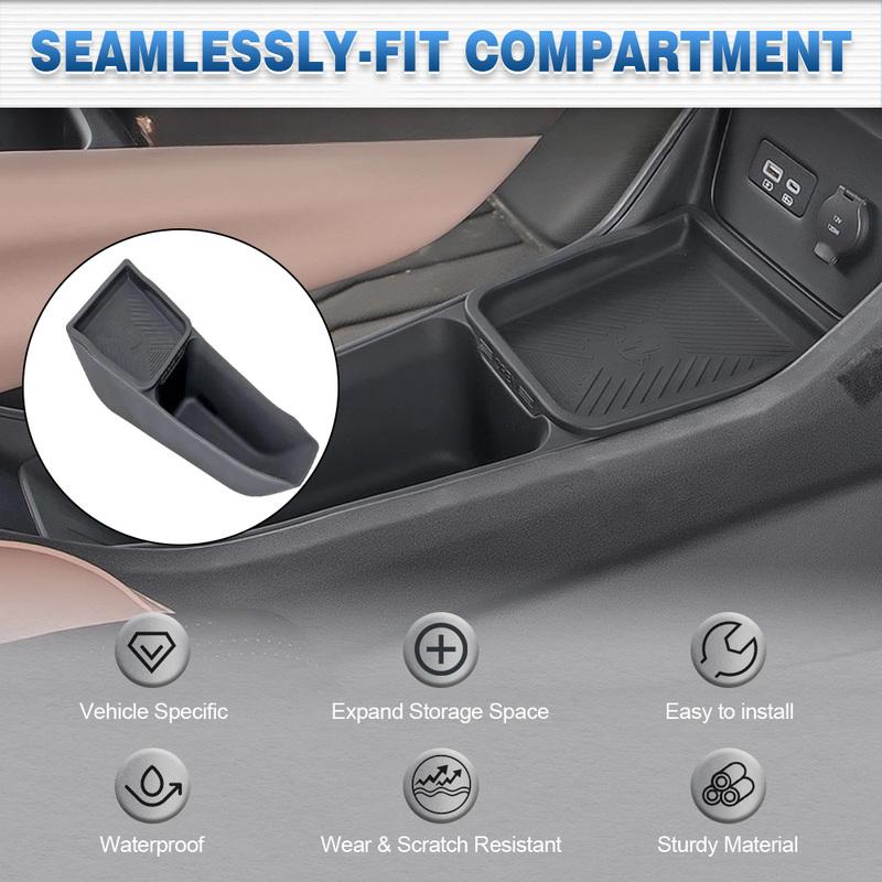 Double-Layer Central Console Storage Box For BYD Seagull 2024 2025 Car Interior Central Armrest Storage Organizer Box