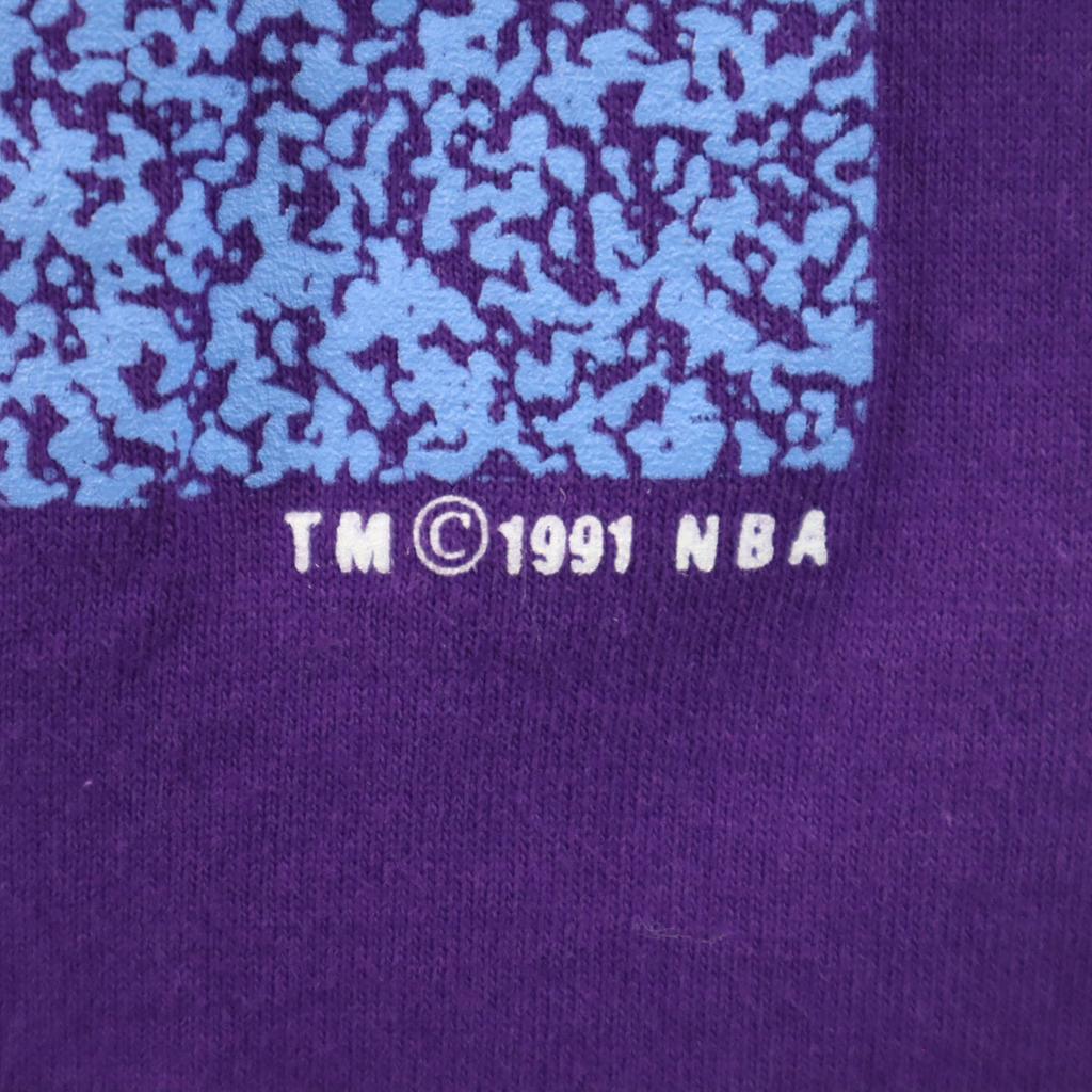 TULTEX 90s Made in USA Old NBA LOS ANGELES LAKERS print Short sleeve T-shirt Men's Used