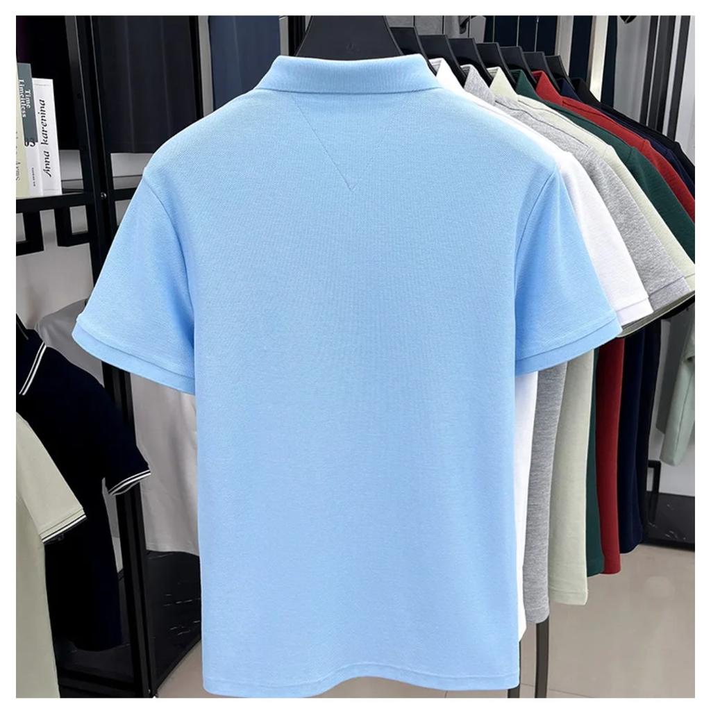 STORN High End Brand 100% Cotton Short Sleeve Polo Shirt Men Luxur Pony Embroidery Comfort Breathable Fashion T-shirt Summer New Top