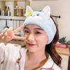 Plush Cute Headband for Girls: Wide, Sweet, Hair & Makeup Accessory