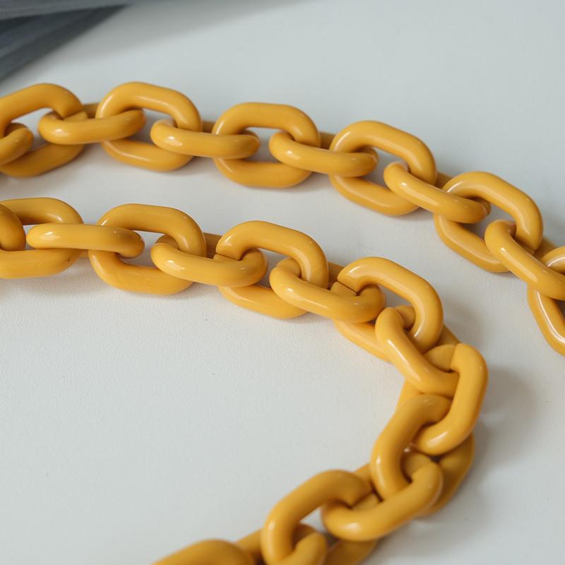 New Phone Chain Accessory Detachable Parts Candy Neon Crossbody Resin Luxury Neck Strap Phone Case Chains Acrylic Cute Shoulder Lanyard Hanging Chain