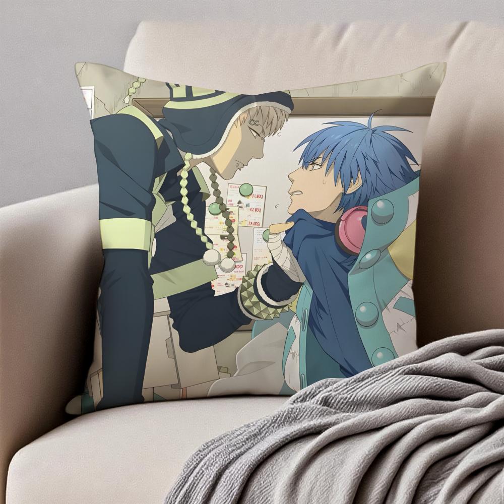 Dark BL Japanese Anime DDramatical Murder Cushion Cover Pillowcase Antidustmite Invisible Zipper Short Plush Sofa Cushion