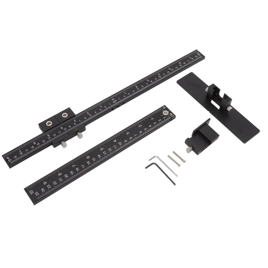 Cabinet Hardware Jig Aluminum Alloy Cabinet Handle Template Punch Locator Drill Template Guide for
