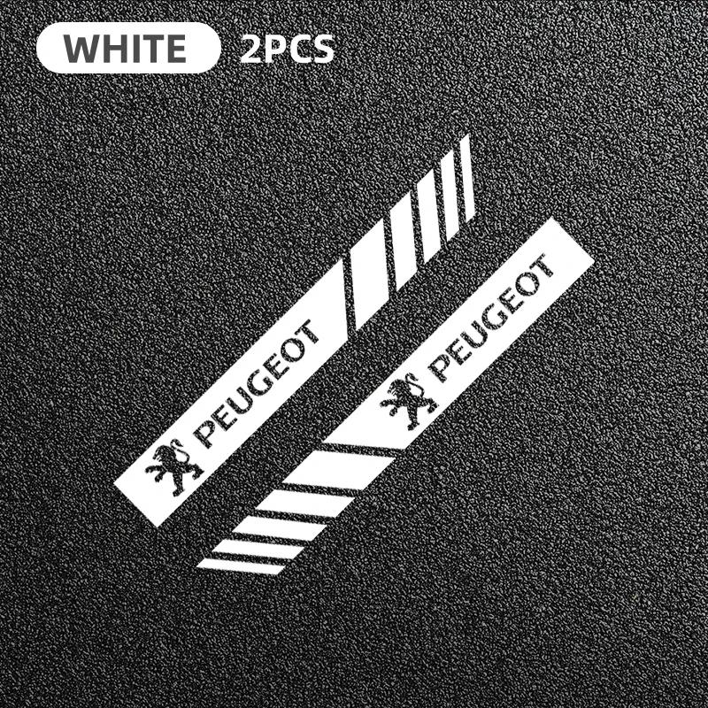 

Fashion New Car Rearview Mirror Decoration Sticker Vinyl For Peugeot 308 408 508 RCZ 208 3008 2008 206 207 307 Car Accessories