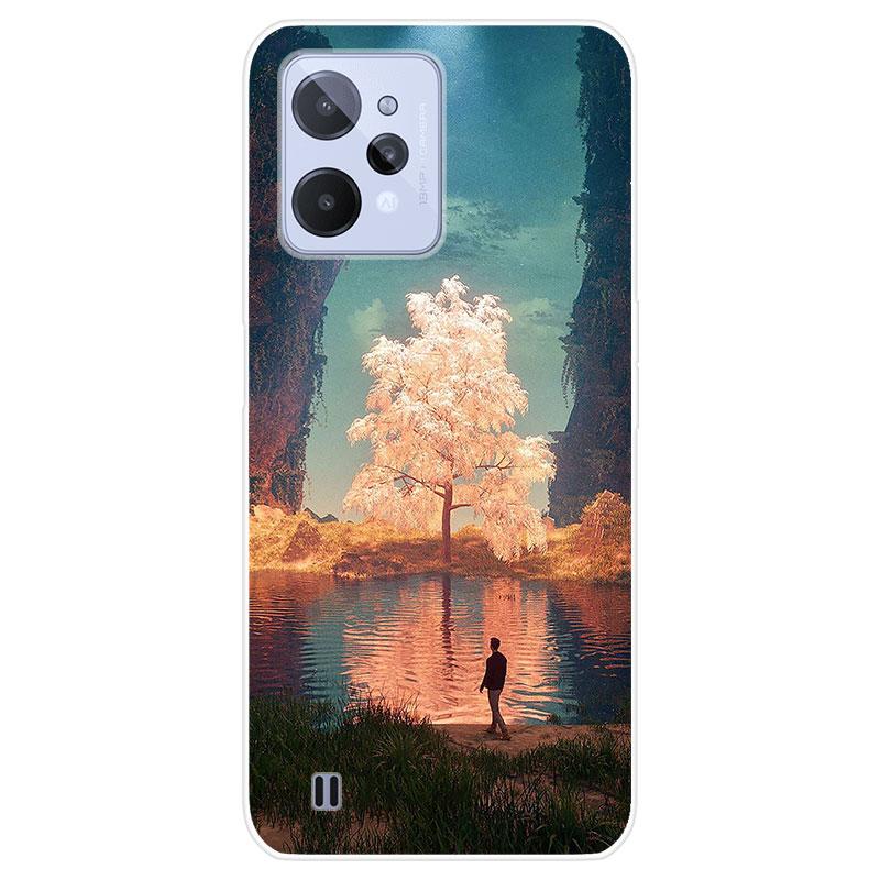 Per Realme C31 C 31 RealmeC31 Custodia morbida in silicone Cover posteriore Custodia per cellulare alla moda