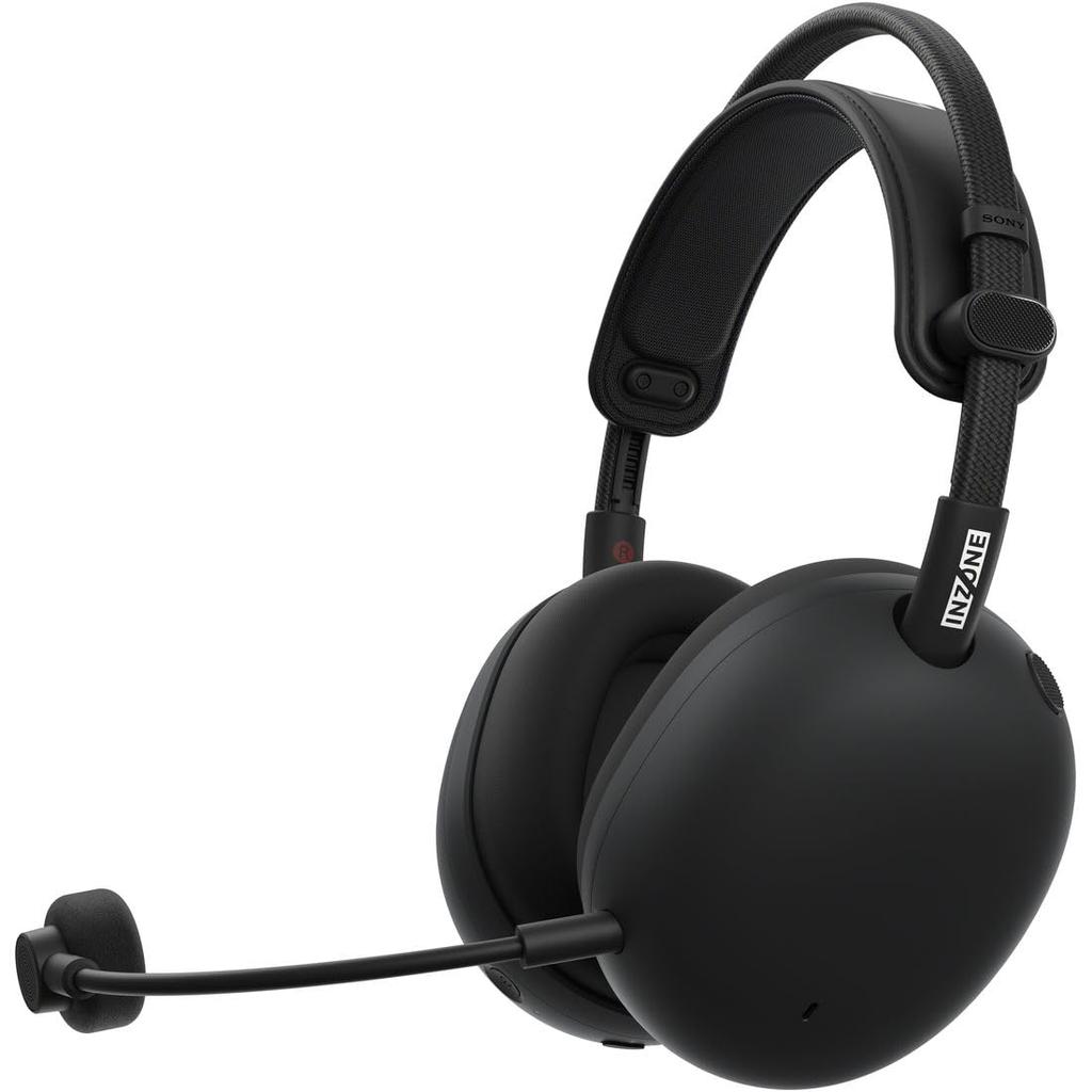 Sony INZONE H9 II Gaming Headset (Black) WH-G910N, Co-developed with Fnatic, Wireless, Bluetooth, Noise Cancellation, 3D Sound, Low Latency,