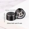 1 Stück 22X12Mm 6Mm D-Typ Wellenloch Potentiometer Bedienknopf für Lautstärke Ton Knöpfe Schwarz