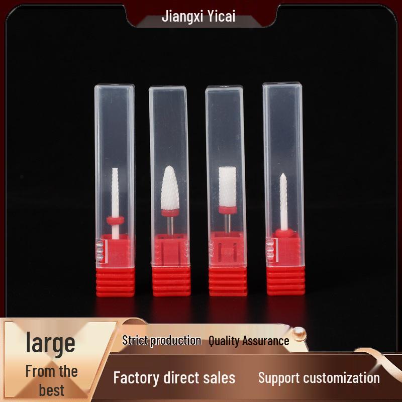 Nail Salon Ceramic Grinding Head & Brush Set – 7 Pieces