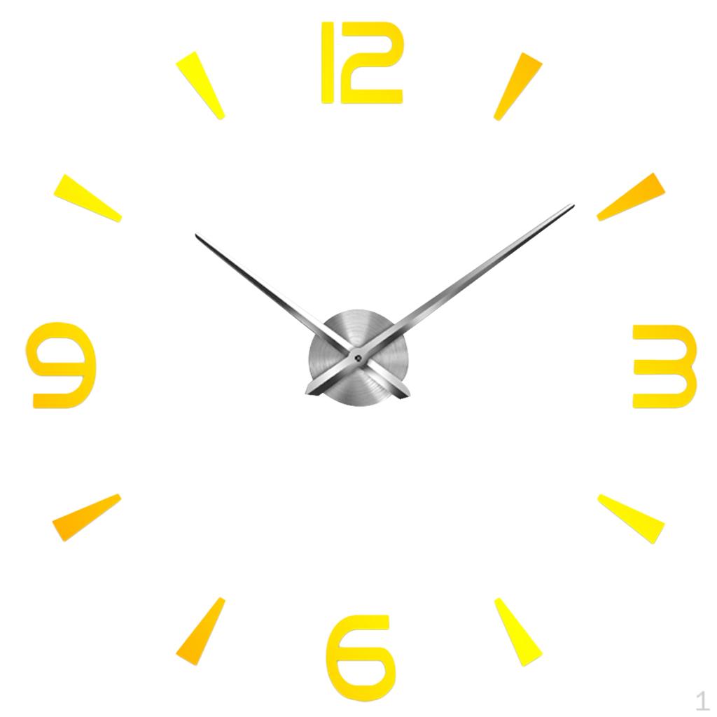 Large Wall Clock er ers for Living Room Bedroom Nursery Decoration