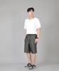 Seinteukeulu Pintuck Shorts Eps-350 Gray Black Denim