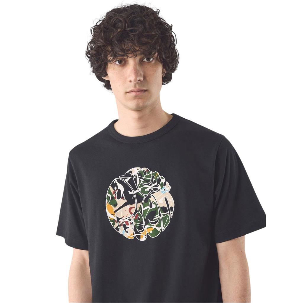 Pretty Green Mens Convergence Graphic Print Regular T-Shirt