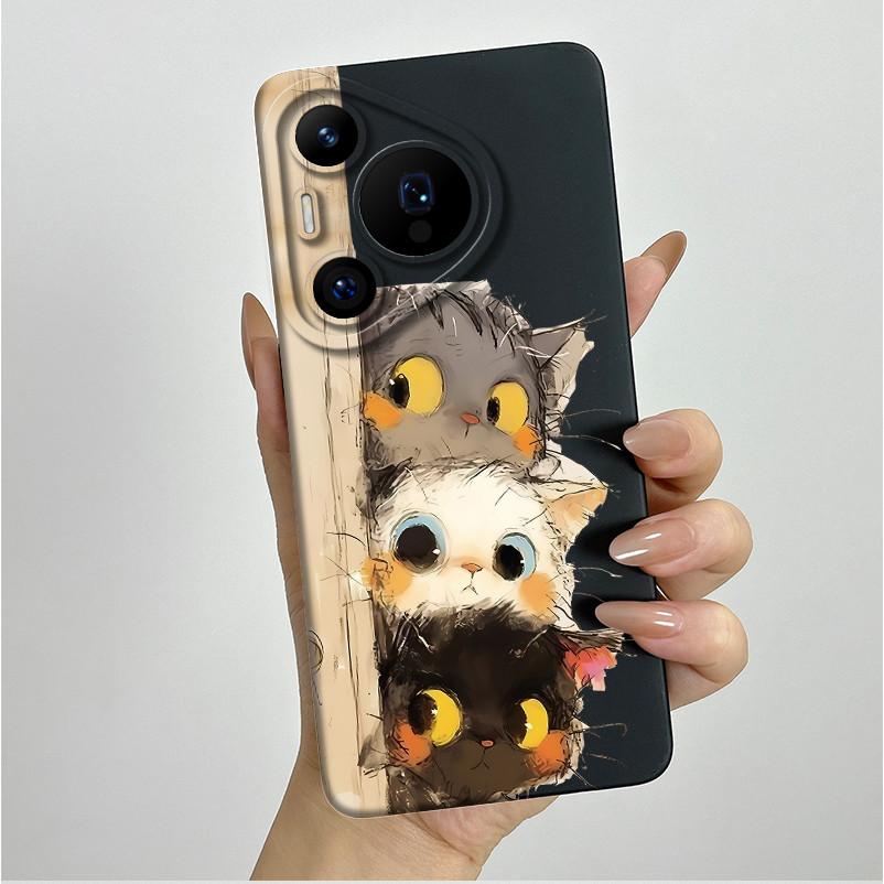 For Huawei Pura 70 Pro Case Pretty Butterfly Flower Soft Silicone Phone Case For Huawei Pura 70 Pura70 Pro 70Pro Plus Back Cover