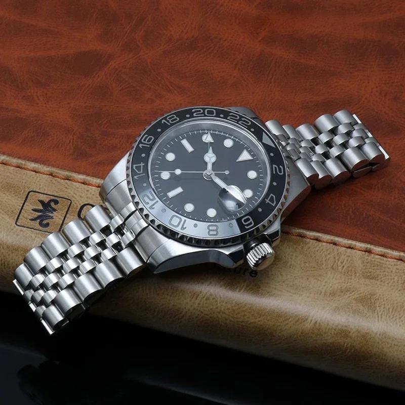 904 Jubilee Watchband For Rolex Sub GMT Yacht Daytona Men's Strap 20mm Luxury watch chain Mod Parts Replacement Accessories