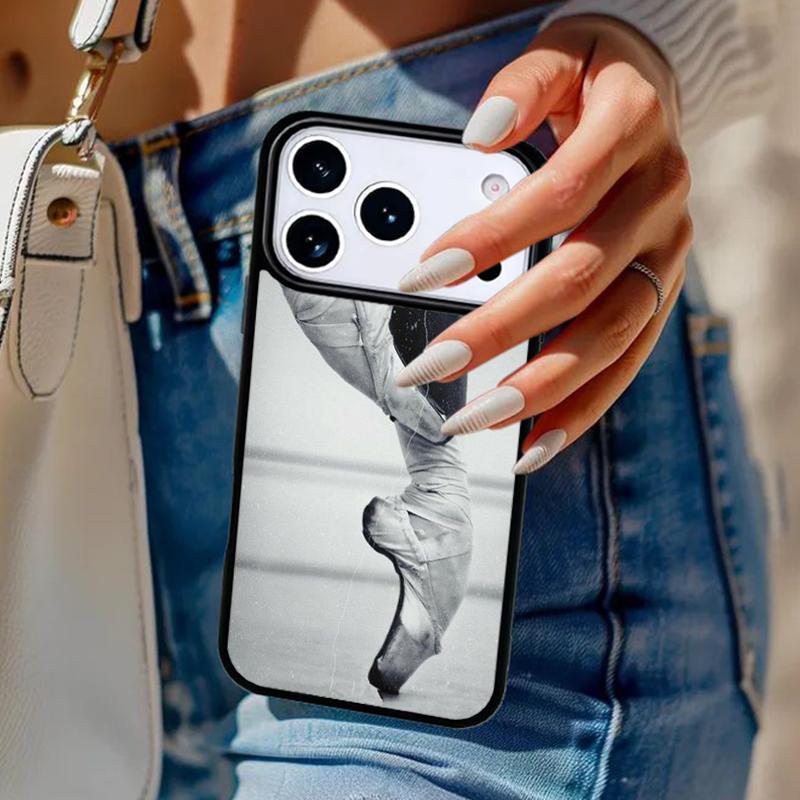 Balletto Ballerina Dancer Scarpe Phone Case For iPhone 17 Air 14 15 13 12 Max Cover For Apple 14 15 16 16e 11 Pro Max Plus Coque