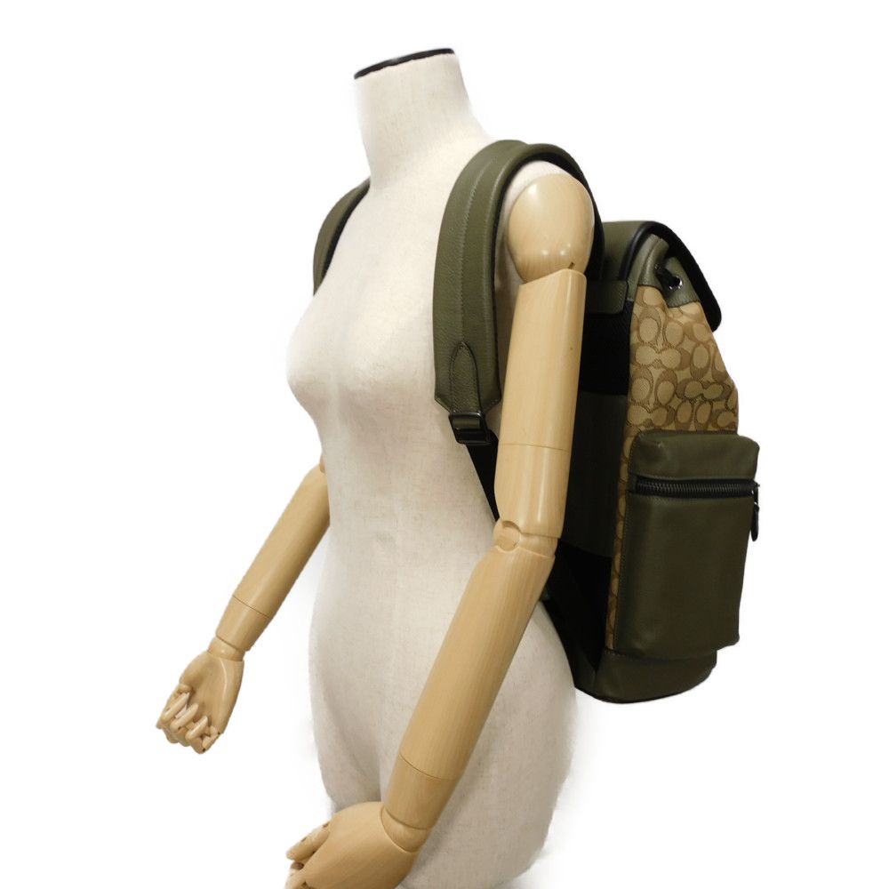 Used 9726 Sprint Daypack CD273 7927 Current Logo Beige Unused Signature Jacquard Olive Drab Men's from Japan AUTHENTIC