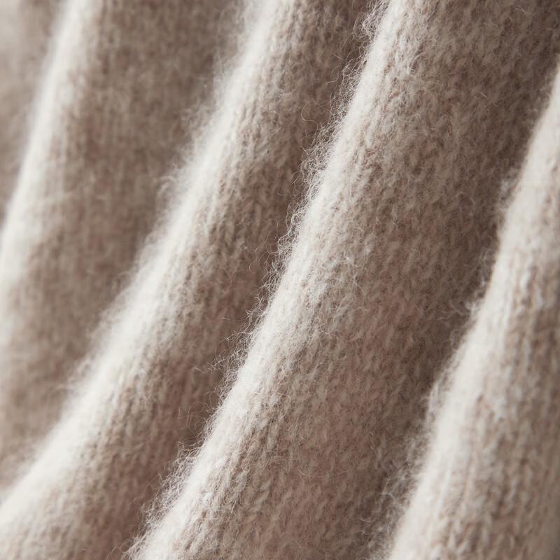Women's Merino Cashmere Blend Round Neck Sweater
