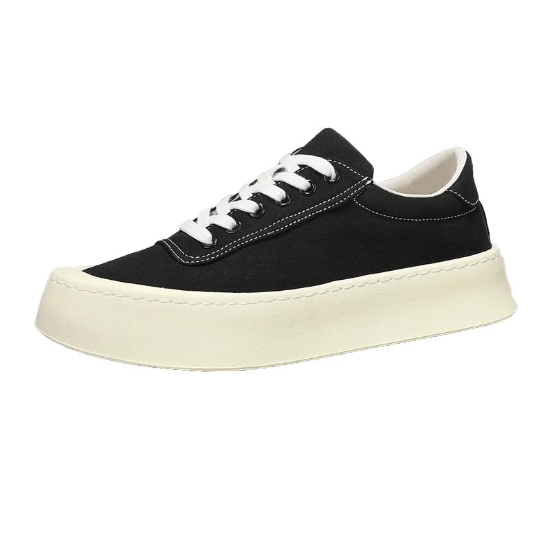 Herren-Sneakers Sport und Freizeit Frühling und Herbst Mode Skateboard-Schuhe für Herren Freizeitschuhe Belüftet Slipper Rutschfest