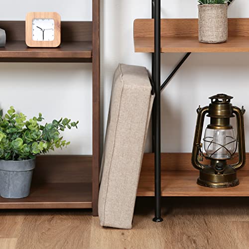 Fuji Boeki Dino Storage Stool, Folding, 38cm Wide x 38cm Deep x 40cm High, Beige, 80kg Weight Capacity, Fabric, 85846