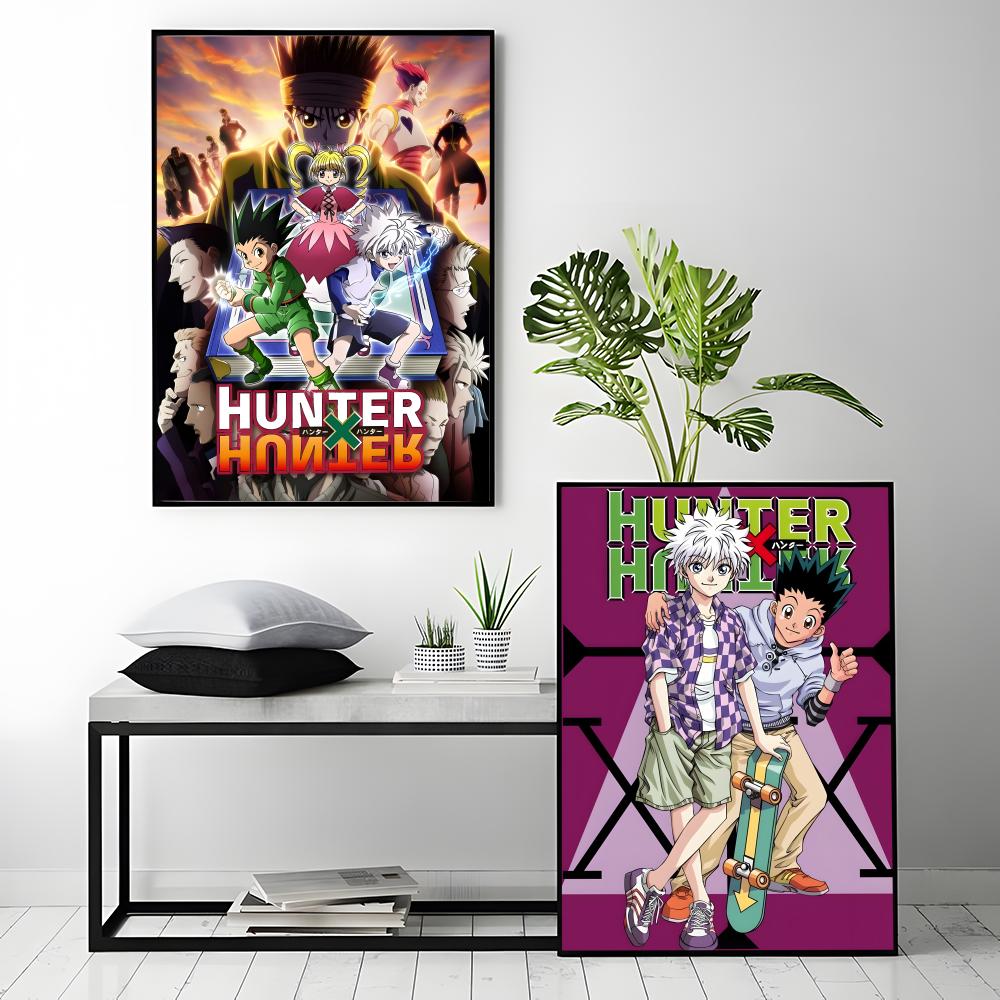 Stylish Hhunterxhunterful Poster Waterproof Self-Stick | Durable Decor | Ideal For Bedroom, Kitchen & Entryway