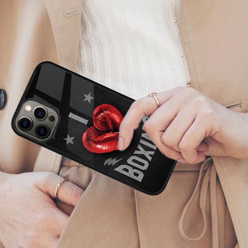 Boxing Art Magnetic Phone Case For APPLE iPhone 17 Air 16 14 13 12 Pro Max 15 Plus Wireless Charge With MagSafe Cover
