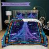 Paris Eiffel Tower Pattern Bedding Uilt Set Uilt Cover Pillowcase Home Decoration Birthday Gift (1 * Duvet Cover + 2 * Pillowcase  Without Core)86