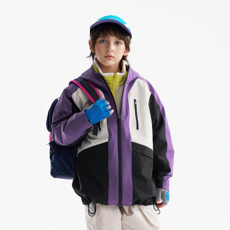 MQD Boys' Hooded Outdoor Windbreaker Jacket