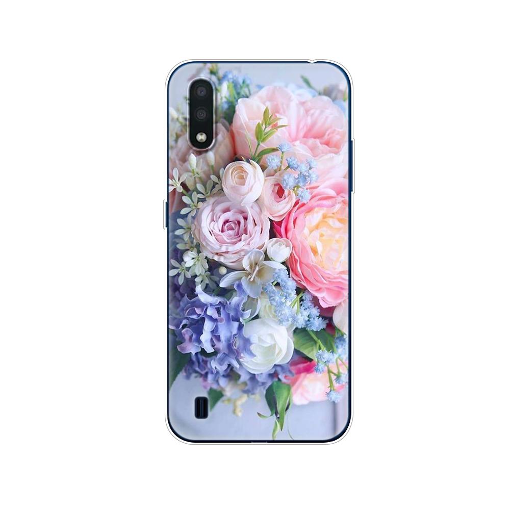 For Samsung M01 Case 5.7" Soft Silicon Tpu Cover For Samsung Galaxy M01 M 01 SM-M015FZBDSER M015 Phone Back Shell Bumper Funda