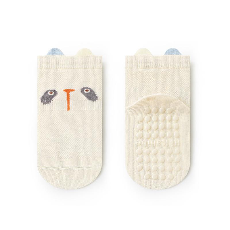 0-5Years Korean Cute Mesh Socks Summer Thin Cotton Boneless Baby Socks For Girls And Boys Children Toddler Non-slip Floor Socks