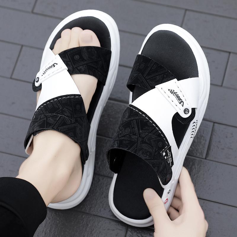 Fashion Men's Summer High-quality Non-slip Sandals for Outdoor Beach Lightweight Casual Dual-use Anti-odor Sandals