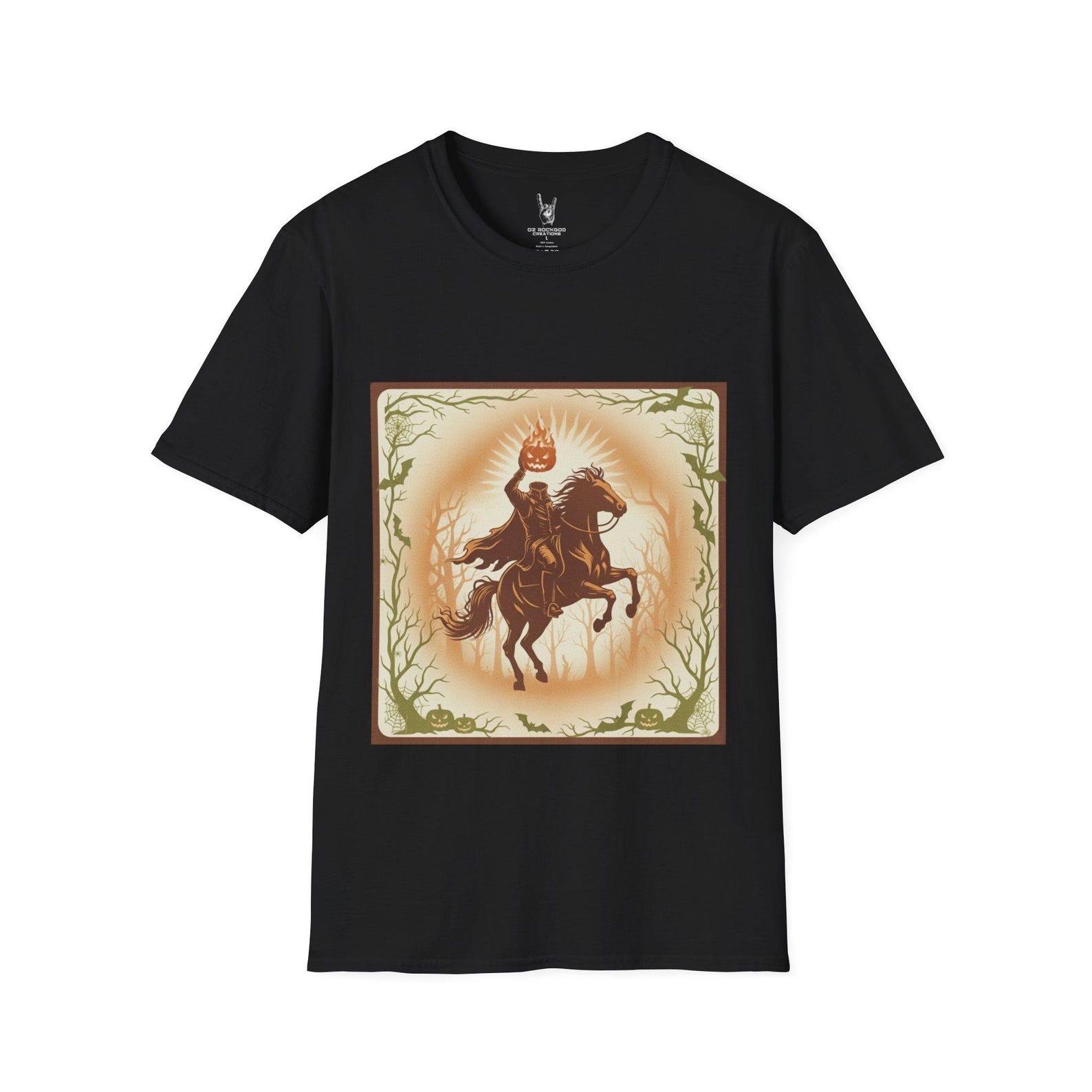 Sleepy Hollow Headless Horseman T-Shirt - Spooky Halloween Costume Tee 3XL