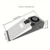 Stainless Steel Door Stop Alarm - Portable Home Security -125dB Anti-theft Sensor