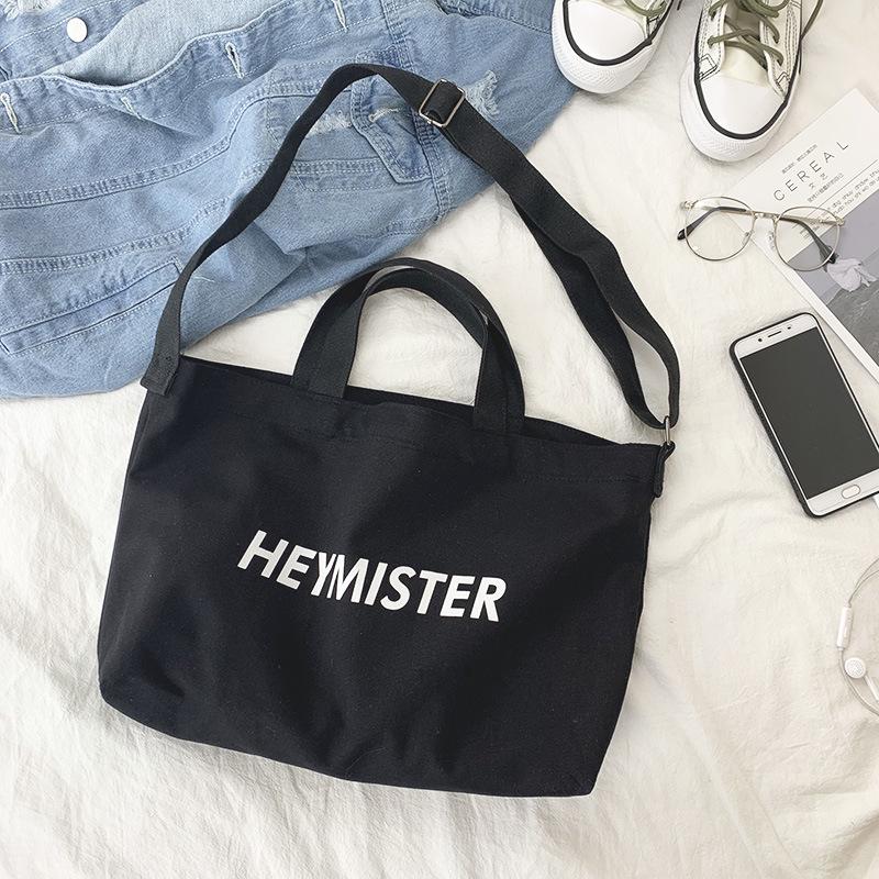 

Унисекс холщовая сумка кроссбоди - Повседневная, Модная, Вместительная сумка-тоут для студентов