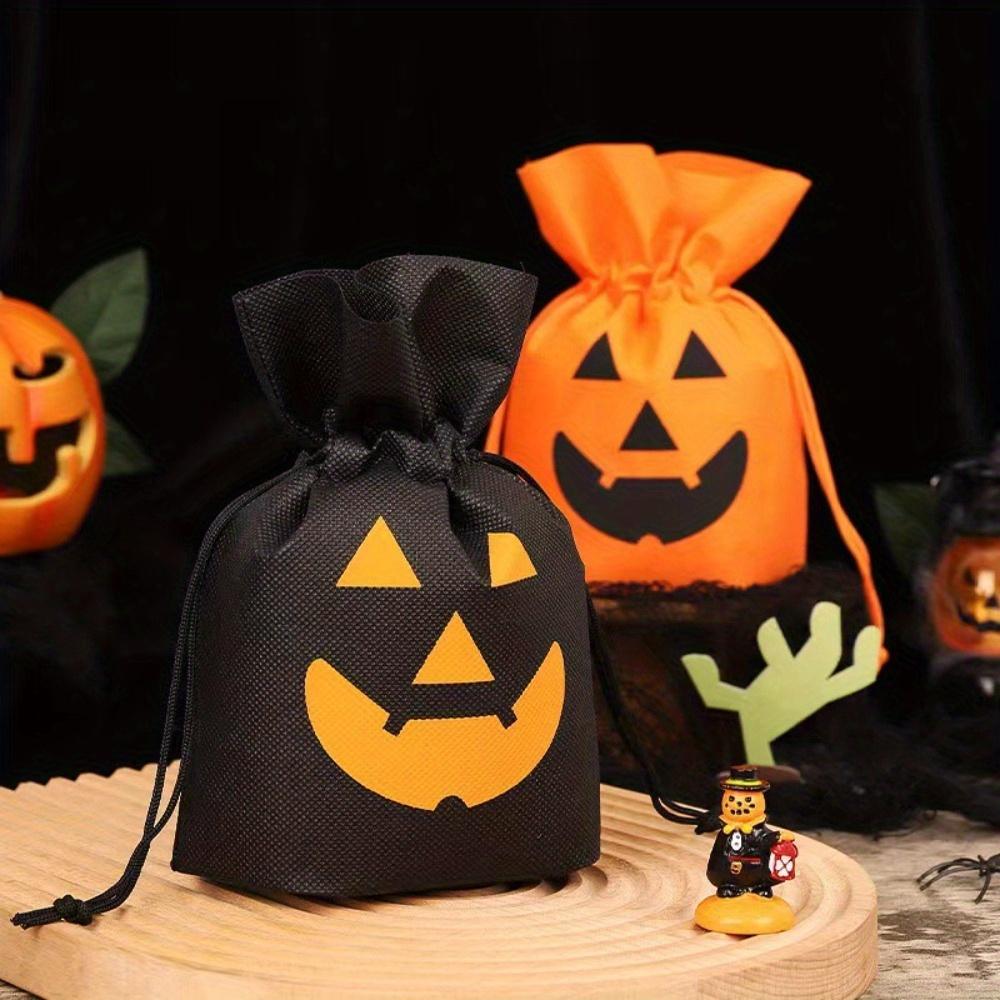 

Halloween Pumpkin Gift Cartoon Bag Snack Candy Biscuit Bag Gift Packaging Bag Exquisite Cute Small Bag чистый