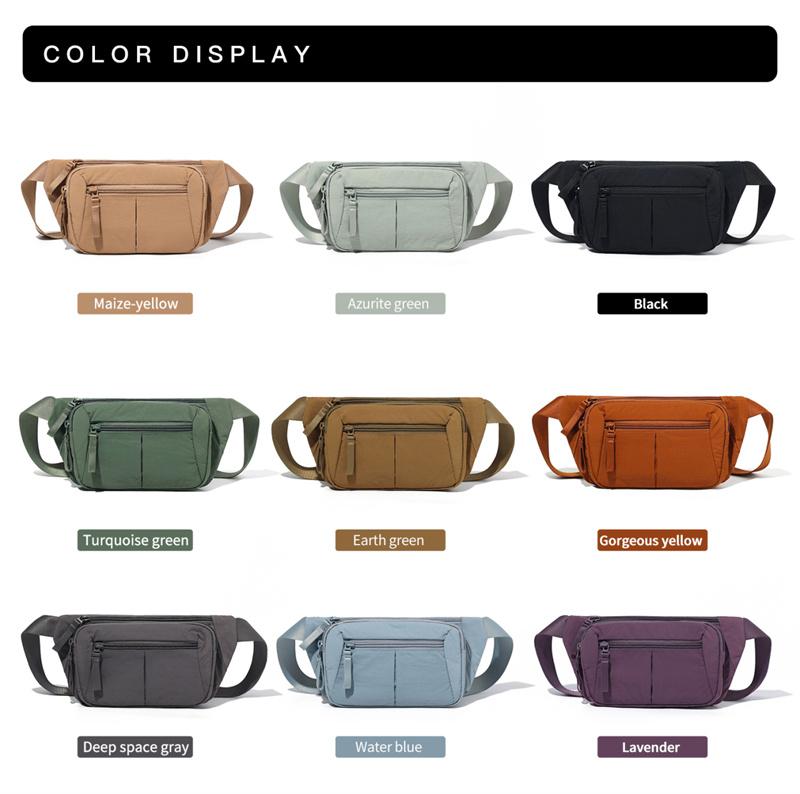 Waist Bag Men Women Multi-Purpose Large Capacity Chest Bag Outdoor Sports Mobile Phone Wallet