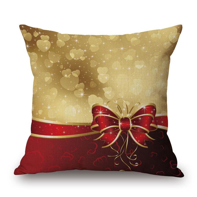 Classic Merry Christmas Xmas Gift Designed Throw Pillow Case Cover Cushion 18 X 18 Inch Ideal For Holiday Cheer And Comfort