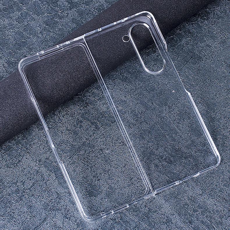 

Подходит для чехла для телефона Samsung ZFOLD6, Прозрачный ПК Складной экран, Защитный чехол для Zfold5, Противоударная откидная жесткая накладка ZFOLD6