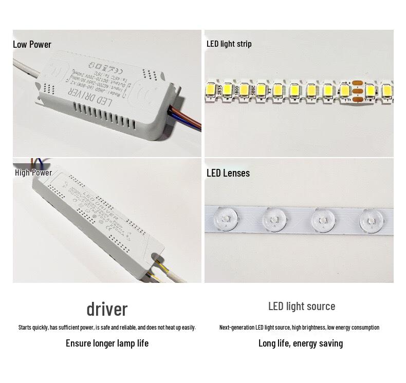 Modern Minimalist Luxury Ceiling Light for Bedroom and Study - Eye-Protecting Design